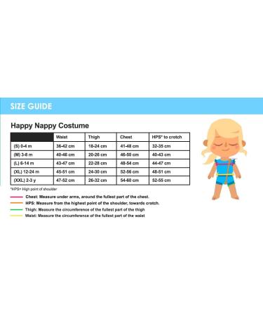 Splash About Happy Nappy Costume Nina's Ark 2-3 Years | Reusable Swim Nappy - Buy Online on GoSupps.com
