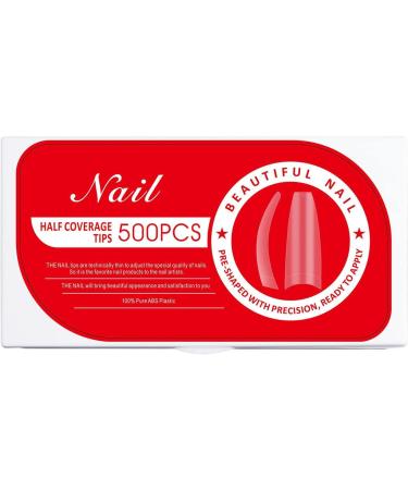 Nail Extension Kit Artificial Gel Extension Nails for Women | Fake Nail Kit Matte Nail Tips Frosted for Manicure Salon 02 - Buy Online on GoSupps.com