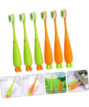 Beaupretty 30 Pack Carrot Toothbrushes for Kids - Bulk Manual Travel Toothbrushes - Beautiful Children's Oral Care Tools - Buy Online on GoSupps.com
