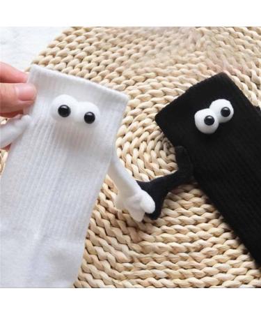 QQLADY Funny Magnetic Suction 3D Doll Couple Socks - Novelty Funny Socks for Women Men - 2PCS-C One Size - Buy Online on GoSupps.com