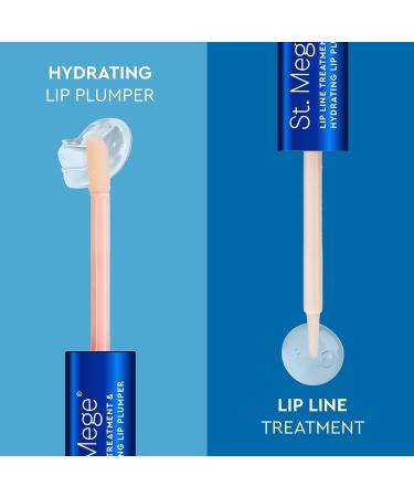 Lip Line Treatment & Hydrating Lip Plumper - 2-in-1 Anti-Wrinkle Lip Repair with Peptide, Squalane & Vitamin E - Lip Moisturizer, Filler, Primer & Gloss - Buy Online on GoSupps.com