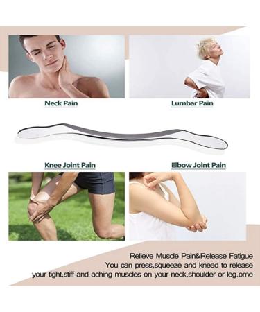 Gua Sha Stainless Steel Tools | IASTM Scraping Massage Tools for Physical Therapy | Antiexi Soft Tissue Release for Backs Shoulders & Legs - Buy Online on GoSupps.com