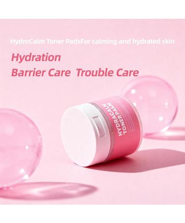 MEDB Hydracalm Toner Pads - 60 Counts Exfoliating Face Pads with BHA & PHA for Acne & Breakouts, 40% Centella Asiatica for Sensitive Skin, Hydrating, Alcohol-Free, Korean Skin Care - Buy Online on GoSupps.com
