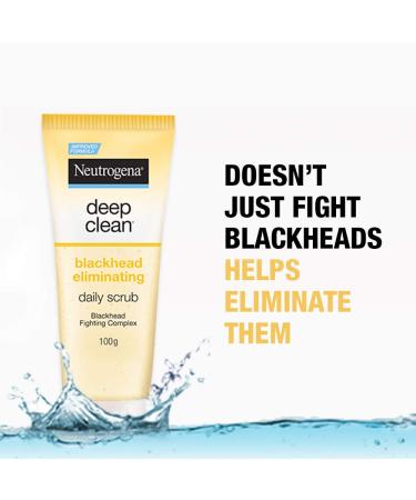 Deep Clean Scrub for Blackhead Removal - Daily Face Scrub for Clear & Healthy Skin | 100g - Buy Online on GoSupps.com