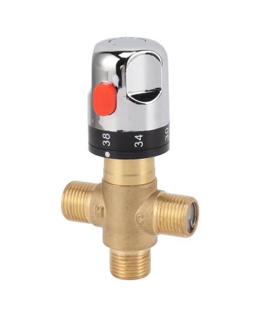 Thermostatic mixed valve home improvement bathroom thermostatic tube thermostatic temperature mixing temperature for hot and cold water for chromeed polished