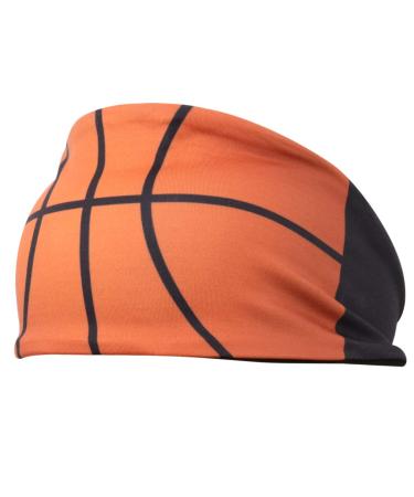 Pretyzoom 1PC sports forehead welding band basketball headband welding tape for yoga running fitness training gym exercise (yellow) orange