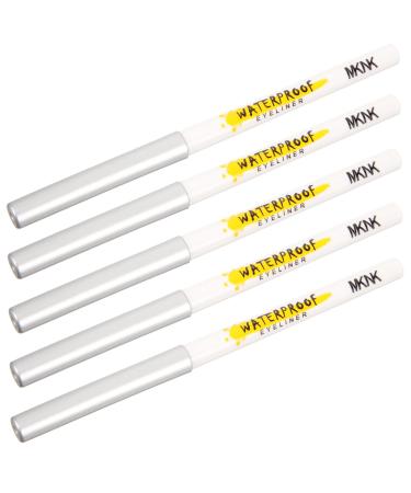 Mikinona Eye Shadow Cosmetics 5pcs White Lying Silkworm Pen Eyeshadow Stick Eyeshadow Crayon Makeup Stick Girl Matte Eyeliner