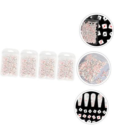 FRCOLOR 4 Nail Art Accessories Designer Nail Pendants Nail Rings Jewellery Nail Sticks Nail Accessories Nail Art DIY Decorations Simulation Materials for Manicure Charm Decorate Card Games Clay - Buy Online on GoSupps.com