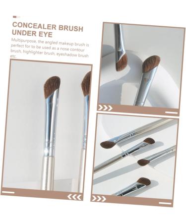 Baluue 4pcs Nose Shadow Brush Concealer Brush under Eye Angled Eye Shadow Brush Nose Makeup Brush Alloy medium As Shown - Buy Online on GoSupps.com