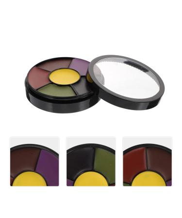 Lurrose Halloween Color Fake Wound Oil Face Palette | Skull & Rainbow Makeup Art | Child-Friendly Face Paint Set - Buy Online on GoSupps.com