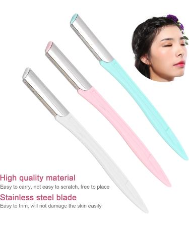Syh & Aqye Women's Eye Trimmer - 3-Part Stainless Steel Blade Facial Razor for Dermaplaning & Skin Care - Perfect Guest Gifts - Buy Online on GoSupps.com
