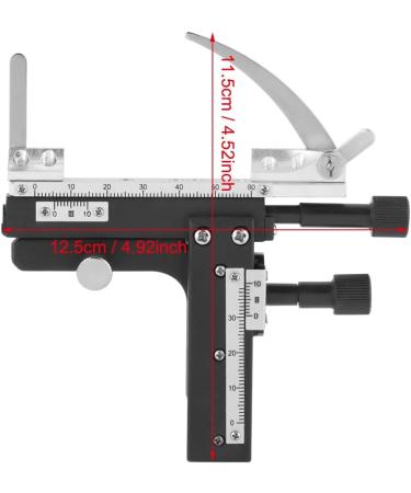 High Precision 14.5cm X-Y Moveable Stage for Microscope | Manual Caliper Lift, 16cm Height - Buy Online on GoSupps.com