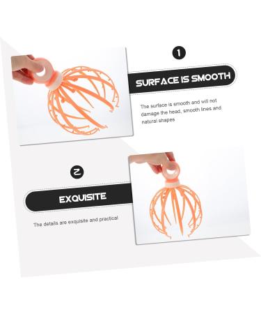 Buy Kombiuda Head Massage Device - Claw-Style Scalp Massager for Ultimate Relaxation | Handheld Plastic Massage Comb 21x15x15cm Orange - International Shipping Available - Buy Online on GoSupps.com