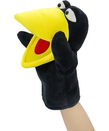 Lilizzhoumax Simulation Crow Hand Puppet Plush Toy - Interactive Early Education Toy & Gift for Kids - Buy Online on GoSupps.com