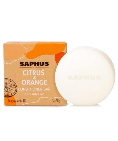 Conditioner Bar for Hair with Moroccan Argan Oil - Hydrating Deep Conditioning for Dry Damaged Curly Hair - Sustainable pH Balanced Sulfate Free 3oz Citrus(Lemon)