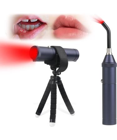 Bliofo Red Light Therapy Device Cold Sore for Pain Relief and Canker Lip Sore Management with 660nm 850nm Wavelengths