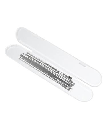 VOCOSTE 6Pcs Stainless Steel Ear Cleansing Tool Set with Plastic Storage Box - Ear Care Kit - Buy Online on GoSupps.com