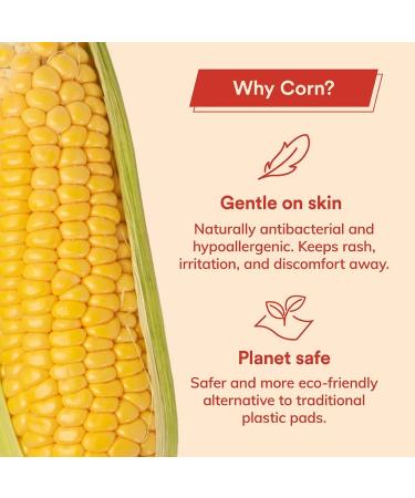Organic Corn Super Absorbent Period Pads - Pack of 2 (33 CM) - Buy Online on GoSupps.com
