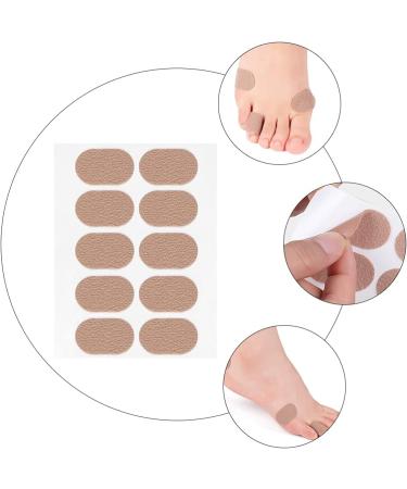 Beaupretty Moleskin Heel and Toe Tape Pads - 10pcs Self-Stick Adhesive Cushions for Foot Pain Relief and Blister Prevention - Buy Online on GoSupps.com