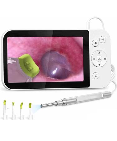 5 Inch Otoscope Camera LCD Portable USB Digital Otoscope 3.9Mm Ear Wax Removal Tool Resolution 1920 * 1080 Supports Photo Storage and Video Recording