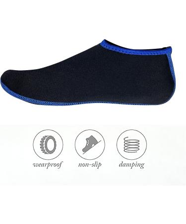 BorBorna 3mm Neoprene Socks - Blue Medium | Diving, Surfing, Sailing, Beach & Water Activities - Buy Online on GoSupps.com