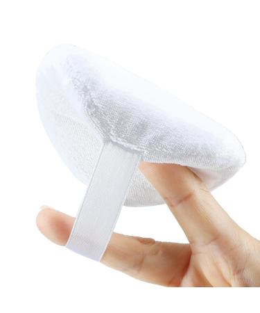 6-Pack Large 4.13" Powder Puffs - Soft Washable Velour Loose Powder Applicators for Body - Perfect for All Skin Types - Buy Online on GoSupps.com