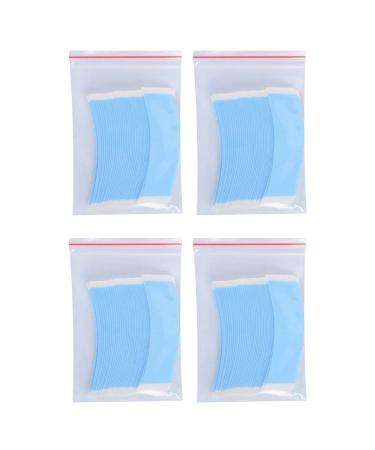 Gsrimgratoe 144 Pieces/Lot Blue Double Hair System Self-Adhesive Extension Wig Band Fixed Hair Waterproof for Toupee Lace Wigs Film