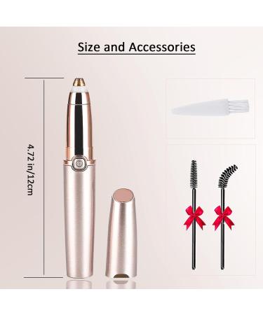 NUZELA Rose Gold Hair Clipper & Body Hair Trimmer | Painless Facial Hair Remover | Unisex Adult Grooming Tool - Buy Online on GoSupps.com