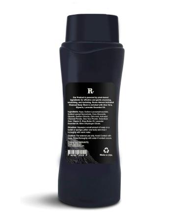 Natural Activated Charcoal Body Wash with Lavender | Deep Cleansing & Nourishing Skincare | Shop Internationally - Buy Online on GoSupps.com