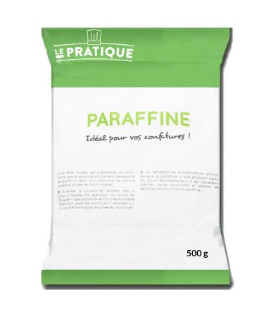 Le Pratique - Cire de Paraffine Alimentaire pour Confiture Gel es et Fromages Paraffine de Conservation Alimentaire s re Sachet Billes de Paraffine de 250 g - Fabriqu en France