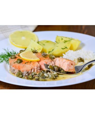 Alma Gourmet Sicilian Capers in Sea Salt Imported from Italy |1.1 Pound (500g) - Buy Online on GoSupps.com