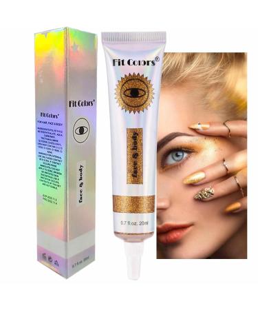9 Color Glitter Eyeshadow - Glitter Shimmer Eye Makeup Kits Professional Makeup Cream Eyeshadow Primer Kit for Women and Girls 09