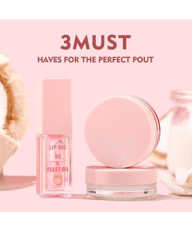 Buy Professional Lip Care Kit: Exfoliating & Moisturizing Set with Plant Extracts - Nourishing Lip Scrub Mask & Oil for Soft Lips | Fast International Shipping - Buy Online on GoSupps.com