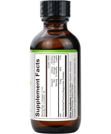 Nature's Nutra Easy Iron Premium Liquid for Kids | Ferrochel Anemia Support | Non-GMO & Kosher | 2 Fl. Oz - Buy Online on GoSupps.com