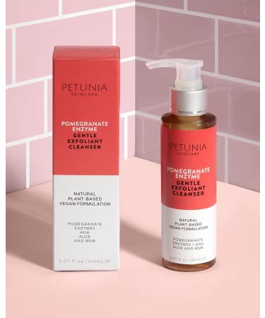 Pomegranate Gentle Exfoliant Cleanser Fragrance-Free Anti-Aging Deep Cleansing Gel for Sensitive Skin | Organic Vegan Face Wash 5.07 fl oz - Buy Online on GoSupps.com