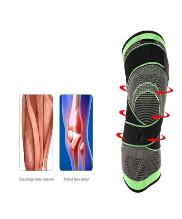 3D Weaving Knee Brace for Basketball Tennis & Hiking | Professional Knee Support Pad - S Size - Buy Online on GoSupps.com
