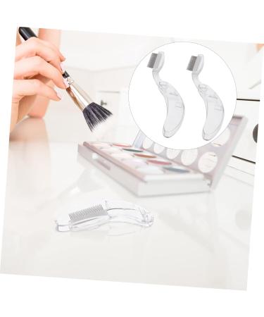 2PCS Foldable Eyebrow Comb & Eyelash Extension Brush - Stainless Steel Spoolie Tool for Perfect Makeup - Buy Online on GoSupps.com