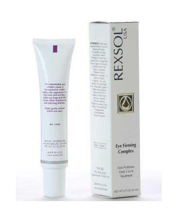 REXSOL Eye Firming Complex: Anti-Puffiness & Dark Circle Treatment (20ml/0.7oz) - Under Eye Cream - Buy Online on GoSupps.com