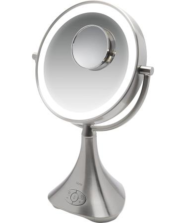 iHome All-in-One 7X Magnify Makeup Mirror with Bluetooth Audio and Phone Charging - Buy Online on GoSupps.com