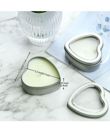 DEYBBY Jasmine Scented Soy Wax Tealight Candles - Heart-Shaped Aromatherapy Gifts for Women (Pack of 6 - Buy Online on GoSupps.com