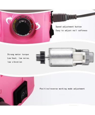 25000RPM Portable Nail Drill Machine Professional Electric Efile Nail Drill for Acrylic Gel Nails Manicure/Pedicure - Salon or Home Use Nail Buffer Manicure Pedicure - Buy Online on GoSupps.com