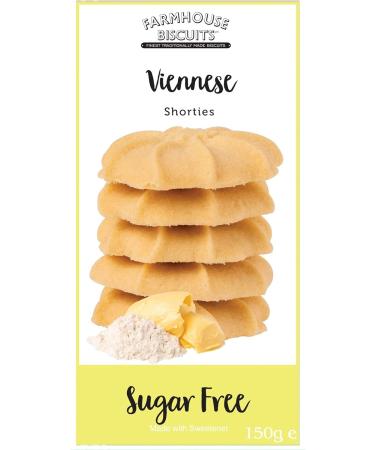 Farmhouse Biscuits Pack of 3 sugar free biscuits 150g 1 Viennese shorty 150g 1 oat bread 150g - Buy Online on GoSupps.com