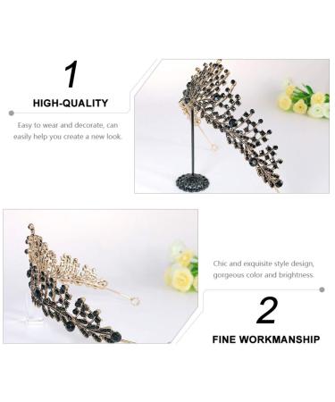 Minkissy Baroque Crystal Hair Crown | Elegant Baroque Style Headpiece for International Shipping - Buy Online on GoSupps.com