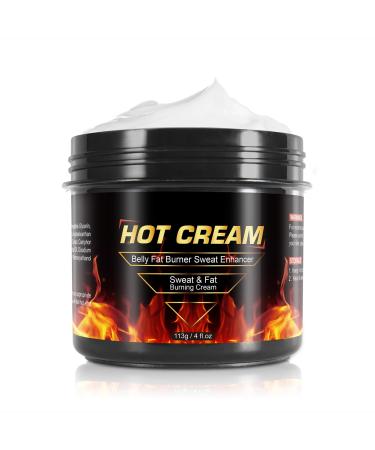 Hot Sweat Cream Fat Burning Cream for Belly Natural Weight Loss Cream Weight Loss Workout Enhancer for Women and Men Cellulite Treatment for Thighs Legs Abdomen Arms and Buttocks