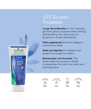 KAMEDIS Eczema Body Wash - Gentle Botanical Soothing Treatment - 6.7 fl oz - Made in USA - Buy Online on GoSupps.com