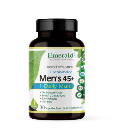 Emerald Laboratories Men's 45+ 1-Daily Multi 30 Vegetable Caps