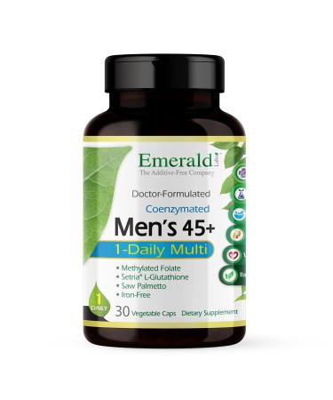 Emerald Laboratories Men's 45+ 1-Daily Multi 30 Vegetable Caps