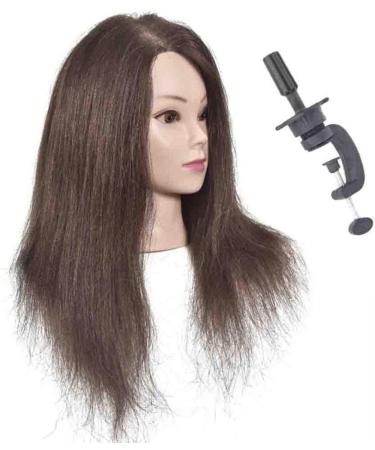Tailor puppet female adjustable ladder training real hair wire hair lessons head perm hair weaving hair model hair coloring hairdresser dummy tailor bust stand