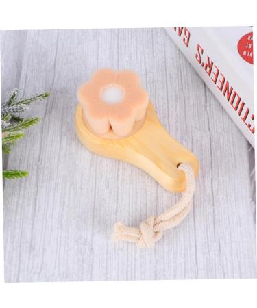 Beaupretty 1pc Face Wash Brush Face Exfoliator Brush Manual Face Scrub Brush Facial Brush Face Cleansing Brush Facial Body Cleansing Brush Scrubber Face Brush Handheld Wooden - Buy Online on GoSupps.com