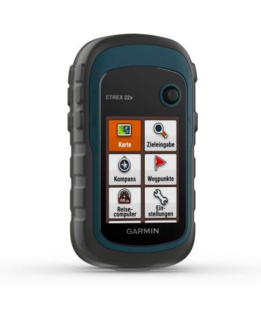 Garmin ETREX 22x-Robust waterproof GPS-Outdoor navi with 2.2 "(5.6 cm) Color display with key control pre-installed topoactive European card and 25 hours of battery life ETREX 22x single